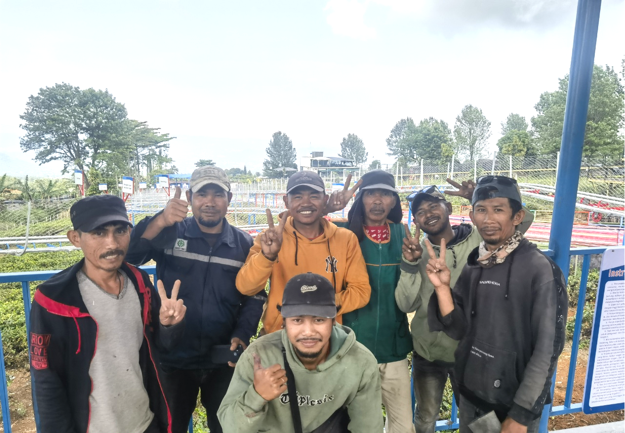 中國匠心，印尼綻放！名揚景區雙軌滑道閃耀GOALPARA公園，獲國際客戶(hù)高度贊譽(yù)